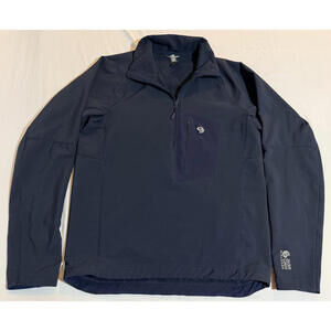 Mountain Hardwear Mens Fleece Lined Quarter Zip Jacket Size Medium